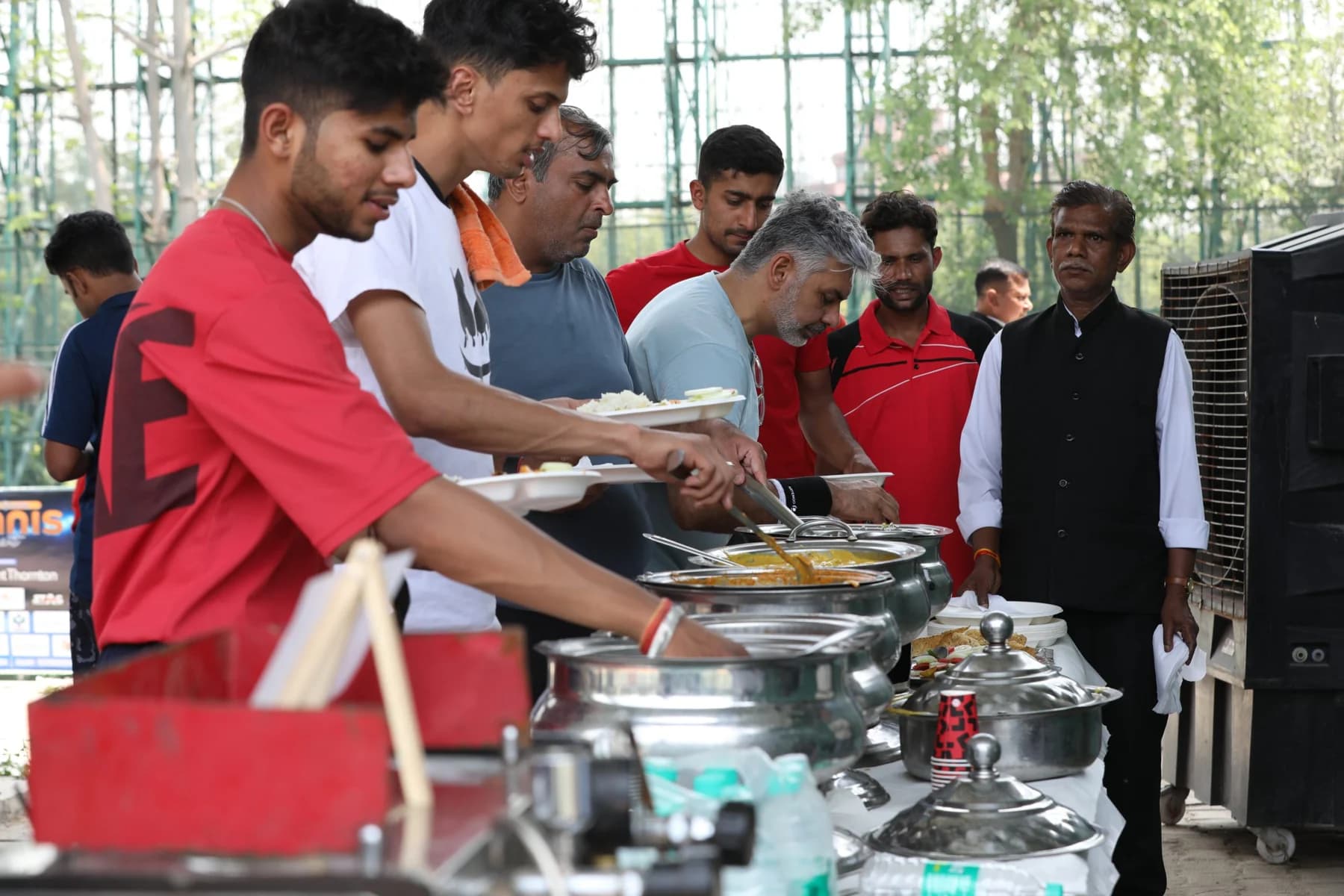 Food and refreshments being served to players at a past RGT event